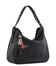 GAUD&Igrave; GRETA Borsa a spalla con charm NERO - Borse Donna - 2