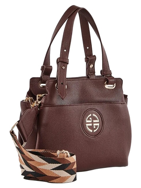 GINNIE Borsa a mano, con tracolla chocolate - Borse Donna