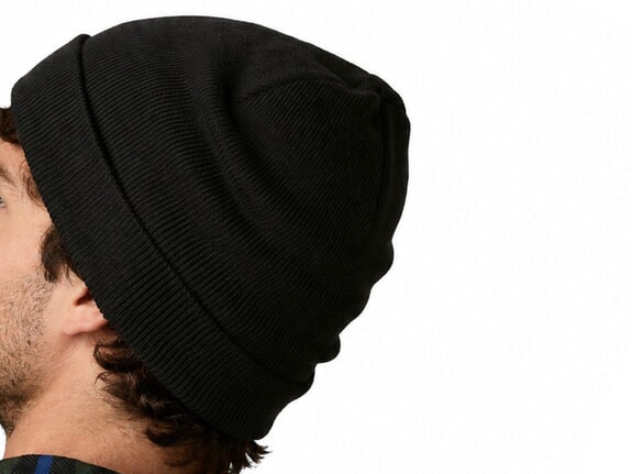 EVERYDAY Berretto con risvolto smolder blue - Cappelli