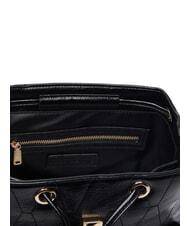 MARIO VALENTINO CRYSTELLE Zainetto con taschini frontali nero - Borse Donna - 4