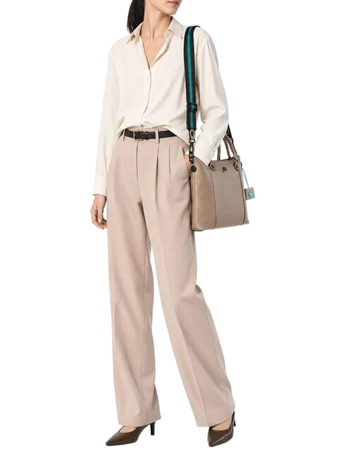 G3 PLUS Borsa shopping media, trasformabile cappuccino - Borse Donna
