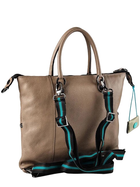 G3 PLUS Borsa shopping media, trasformabile cappuccino - Borse Donna