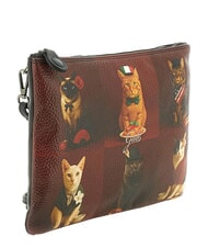 GABS BEYONCE Pochette in pelle, con tracolla worldwide cats red - Borse Donna - 2