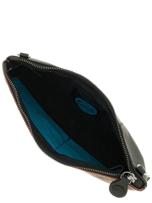BEYONCE Pochette in pelle, con tracolla worldwide cats red - Borse Donna