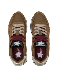 SUN68 STARGIRL STRASS LOGO Sneakers volpe - Scarpe Donna - 4