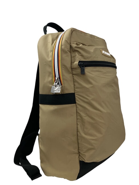 MID LAON Zaino in nylon idrorepellente beige khaki - Zaini Scuola & Tempo Libero