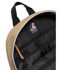 KWAY LAON Zaino in nylon beige khaki - Zaini Scuola & Tempo Libero - 4