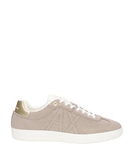 ARMANI EXCHANGE BEA Sneakers in pelle script+pale gold - Scarpe Donna - 2