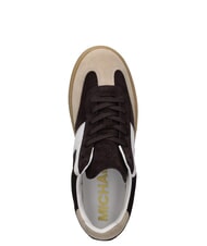 MICHAEL KORS JOVIE Sneakers in pelle chocolate - Scarpe Donna - 4