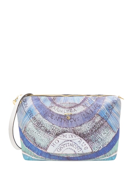 PLANETARIUM Shopper doubleface white/aquamarine - Borse Donna