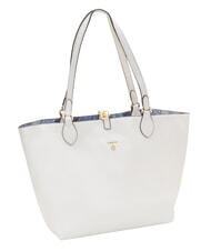 GATTINONI PLANETARIUM Shopper doubleface white/aquamarine - Borse Donna - 5