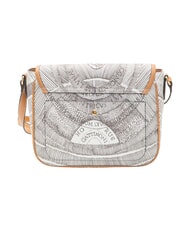 GATTINONI PLANETARIUM Borsa a tracolla con flap ink sepia/lt tan - Borse Donna - 4