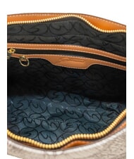 GATTINONI PLANETARIUM Borsa a tracolla con flap ink sepia/lt tan - Borse Donna - 5