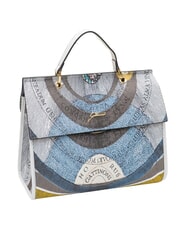 GATTINONI PLANETARIUM Borsa cartelletta con tracolla luna/ white - Borse Donna - 2