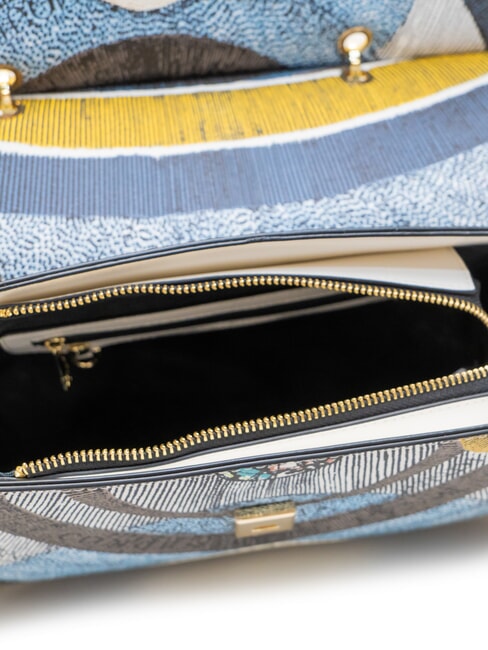 PLANETARIUM Borsa cartelletta con tracolla luna/ white - Borse Donna