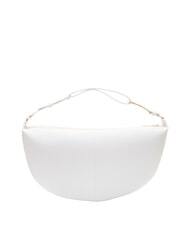 ARMANI EXCHANGE LIZ PEBBLE Borsa hobo grande a spalla off white - Borse Donna - 4