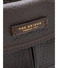 THE BRIDGE MARTINA Mini Bag a mano, con tracolla moka with gold - Borse Donna - 4
