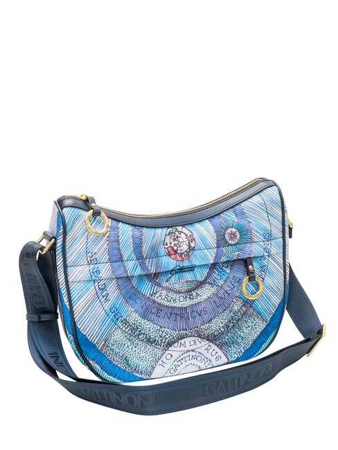 PLANETARIUM Borsa Hobo a tracolla acquamarine/dk navy - Borse Donna