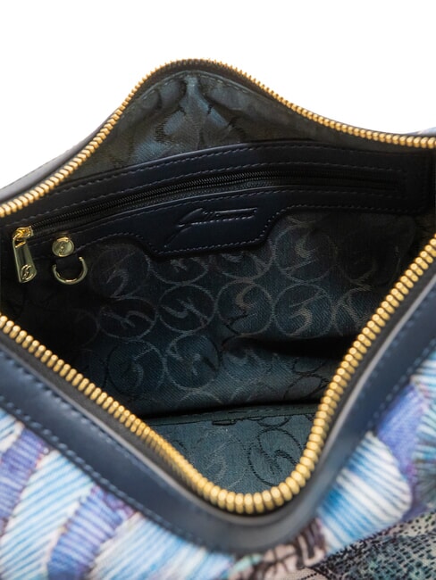 PLANETARIUM Borsa Hobo a tracolla acquamarine/dk navy - Borse Donna