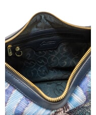 GATTINONI PLANETARIUM Borsa Hobo a tracolla acquamarine/dk navy - Borse Donna - 5
