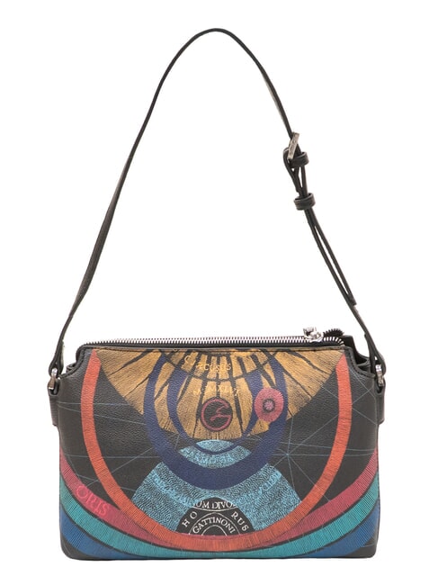 PLANETARIUM Borsa a tracolla planet.black print - Borse Donna