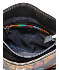 GATTINONI PLANETARIUM Borsa a tracolla planet.black print - Borse Donna - 5