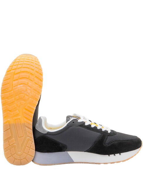 JAKE Sneakers misto pelle BLK - Scarpe Uomo