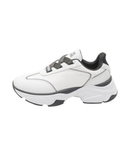 LOVE MOSCHINO STARDUST Sneakers a suola alta bianco/nero - Scarpe Donna - 3