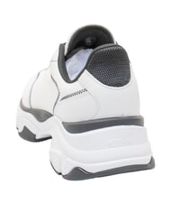 LOVE MOSCHINO STARDUST Sneakers a suola alta bianco/nero - Scarpe Donna - 4