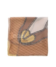 LIUJO LOGO Foulard stampato naturale - Sciarpe - 4