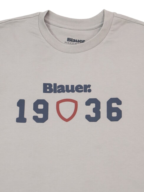 CHAMBERLAIN T-Shirt in cotone grigio nebbia - T-shirt Uomo