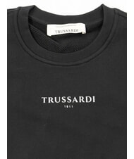 TRUSSARDI JERSEY Felpa in cotone black - Felpe Uomo - 2