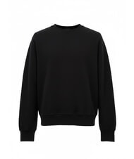 TRUSSARDI JERSEY Felpa in cotone black - Felpe Uomo - 3