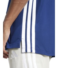 ADIDAS 3 STRIPES Polo a maniche corte blue - Polo Uomo - 3