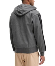 ADIDAS 3 STRIPES Felpa con cappuccio grey - Felpe Uomo - 2