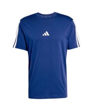 ADIDAS 3 STRIPES T-Shirt in cotone blue - T-shirt Uomo - 3