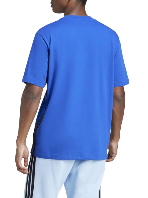 3 STRIPES T-Shirt in cotone blue - T-shirt Uomo