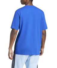 ADIDAS 3 STRIPES T-Shirt in cotone blue - T-shirt Uomo - 2