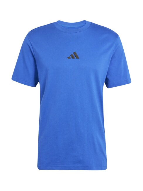 3 STRIPES T-Shirt in cotone blue - T-shirt Uomo