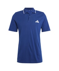 ADIDAS 3 STRIPES Polo a maniche corte blue - Polo Uomo - 4