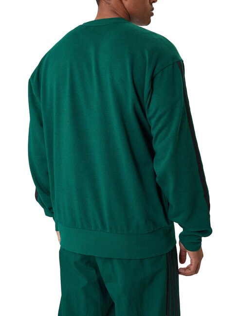 3 STRIPES Felpa green - Felpe Uomo
