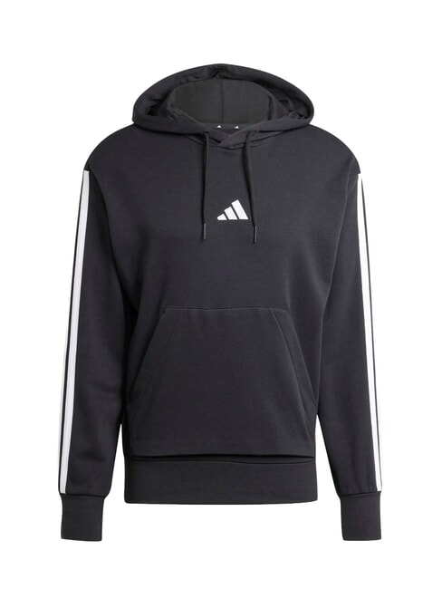 3 STRIPES Felpa con cappuccio black - Felpe Uomo