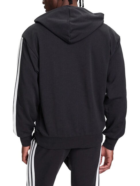 3 STRIPES Felpa con cappuccio black - Felpe Uomo