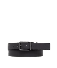 ARMANI EXCHANGE A|X LOGO ALL OVER Cintura reversibile black/forged iron - Cinture - 2
