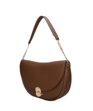 GAUD&Igrave; EVELYN Borsa a spalla con logo in metallo mud - Borse Donna - 2