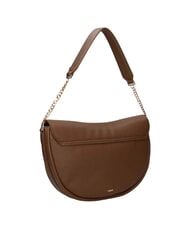 GAUD&Igrave; EVELYN Borsa a spalla con logo in metallo mud - Borse Donna - 3