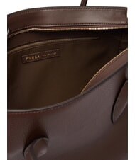 FURLA AMBRA Borsa a spalla, in pelle cioccolato - Borse Donna - 5