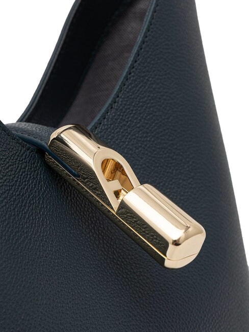 GOCCIA Borsa a spalla, in pelle dark forest - Borse Donna