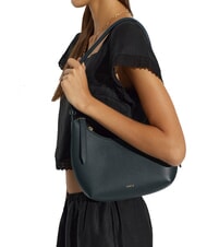 FURLA GOCCIA Borsa a spalla pelle martellata dark forest - Borse Donna - 2