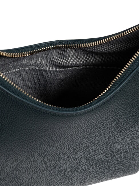 GOCCIA Borsa a spalla pelle martellata dark forest - Borse Donna